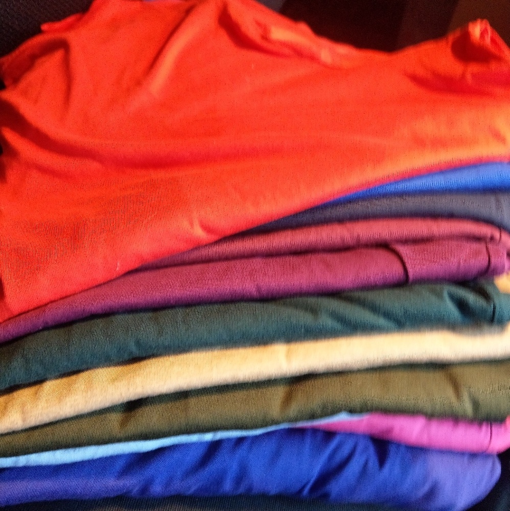 Lands End long-sleeved tees, lot of 7